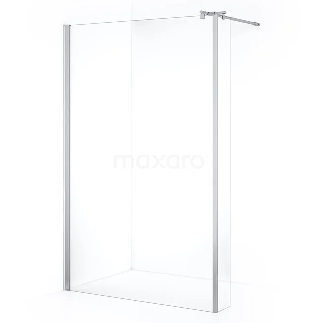 Zircon Comfort Inloopdouche | 120 Cm Chroom Helder Glas Vaste Wand Met Zijwand 3 Zircon Comfort Inloopdouche | 120 Cm Chroom Helder Glas Vaste Wand Met Zijwand