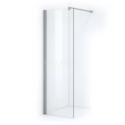 Zircon Comfort Inloopdouche | 70 Cm Chroom Helder Glas Vaste Wand