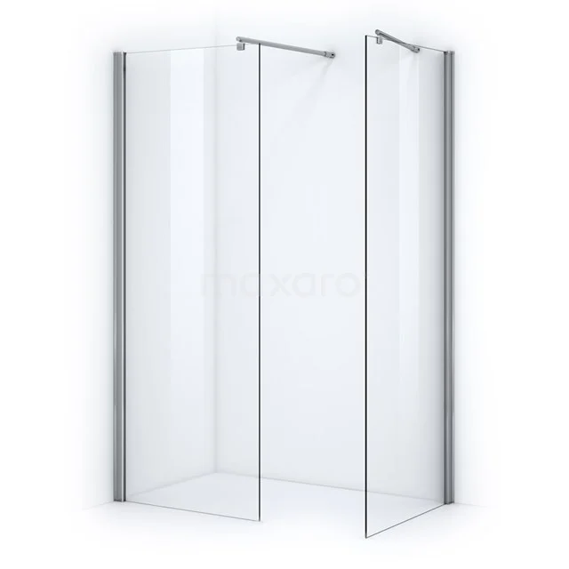 Zircon Comfort Inloopdouche | 70x70 Cm Chroom Helder Glas 2 Vaste Wanden 3 Zircon Comfort Inloopdouche | 70x70 Cm Chroom Helder Glas 2 Vaste Wanden