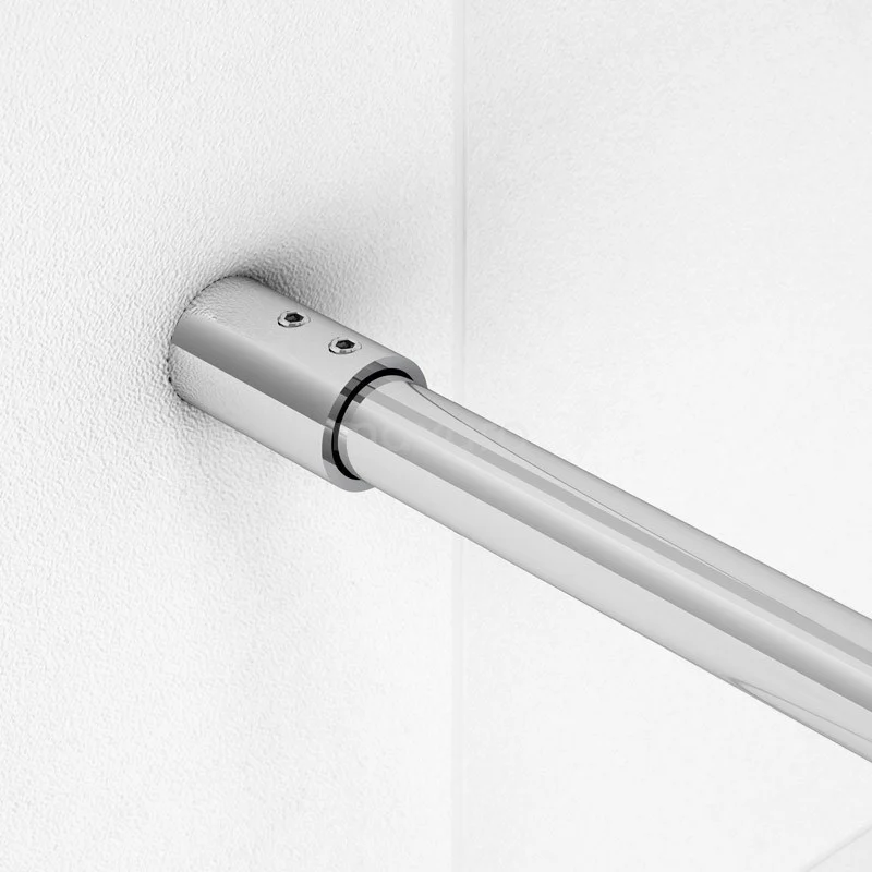 Zircon Comfort Inloopdouche | 80 Cm Chroom Helder Glas Vaste Wand Met Draaibare Zijwand 8 Zircon Comfort Inloopdouche | 80 Cm Chroom Helder Glas Vaste Wand Met Draaibare Zijwand - Afbeelding 6