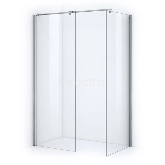 Zircon Comfort Inloopdouche | 80x80 Cm Chroom Helder Glas 2 Vaste Wanden 3 Zircon Comfort Inloopdouche | 80x80 Cm Chroom Helder Glas 2 Vaste Wanden