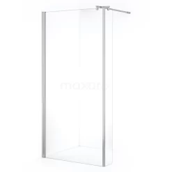 Zircon Comfort Inloopdouche | 90 Cm Chroom Helder Glas Vaste Wand Met Zijwand