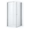 Zircon Essence Douchecabine | 100x80 Cm Chroom Helder Glas Draaideur Rechthoek -Winkel Voor Badkamermeubels zircon essence douchecabine 100x80 cm chroom helder glas draaideur rechthoek ec 1008011